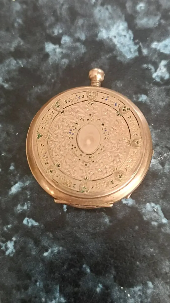 Russian imperial gold pocket watch - Image 1