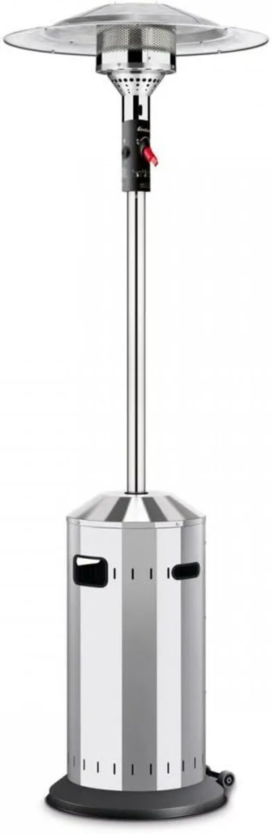 46,000 BTU Propane Patio Heater with Wheels - Image 1