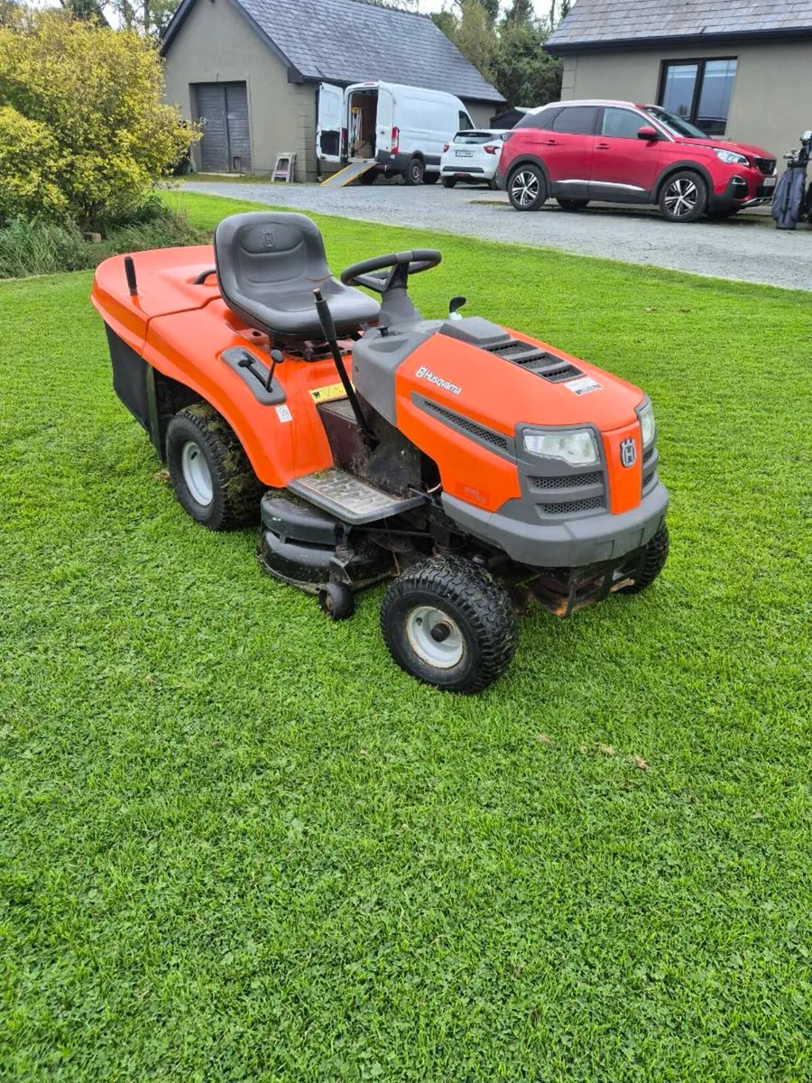 Husqvarna ct151 rideon mower - Image 1