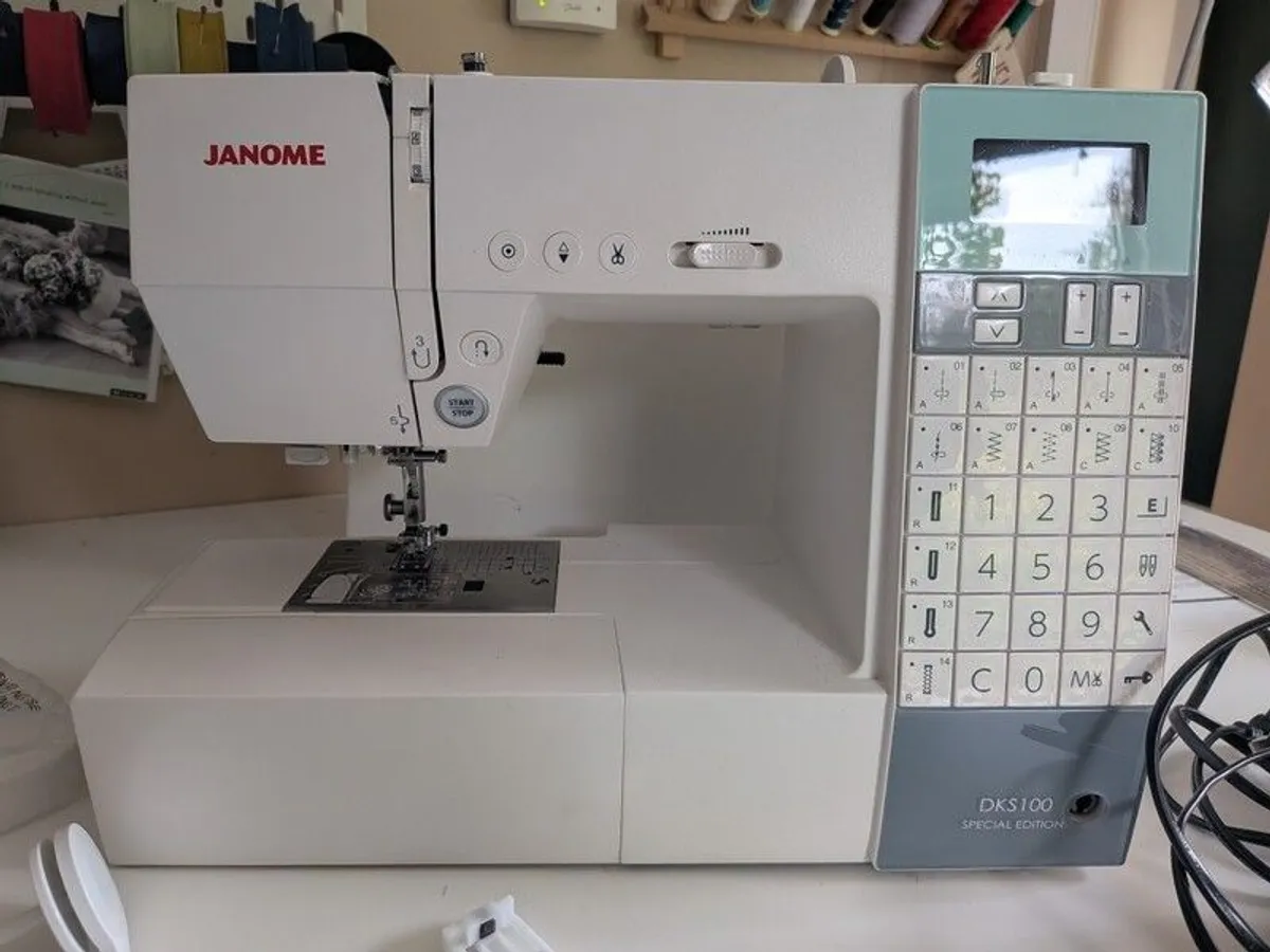 Janome DSK100 Special edition sewing machine and accessories - Image 2