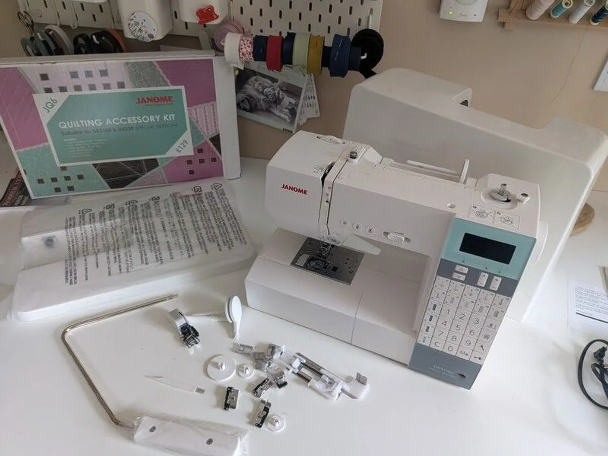 Janome DSK100 Special edition sewing machine and accessories - Image 3