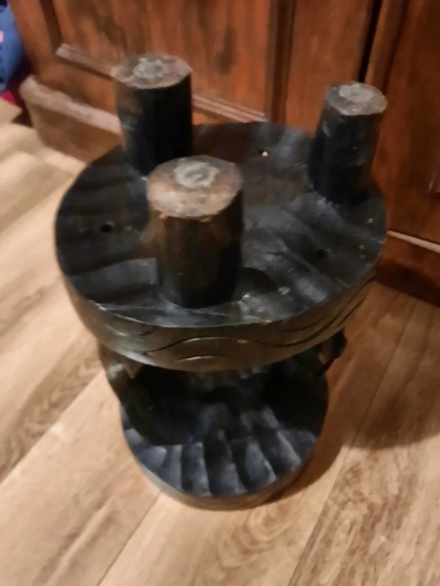 Antique stool - Image 3