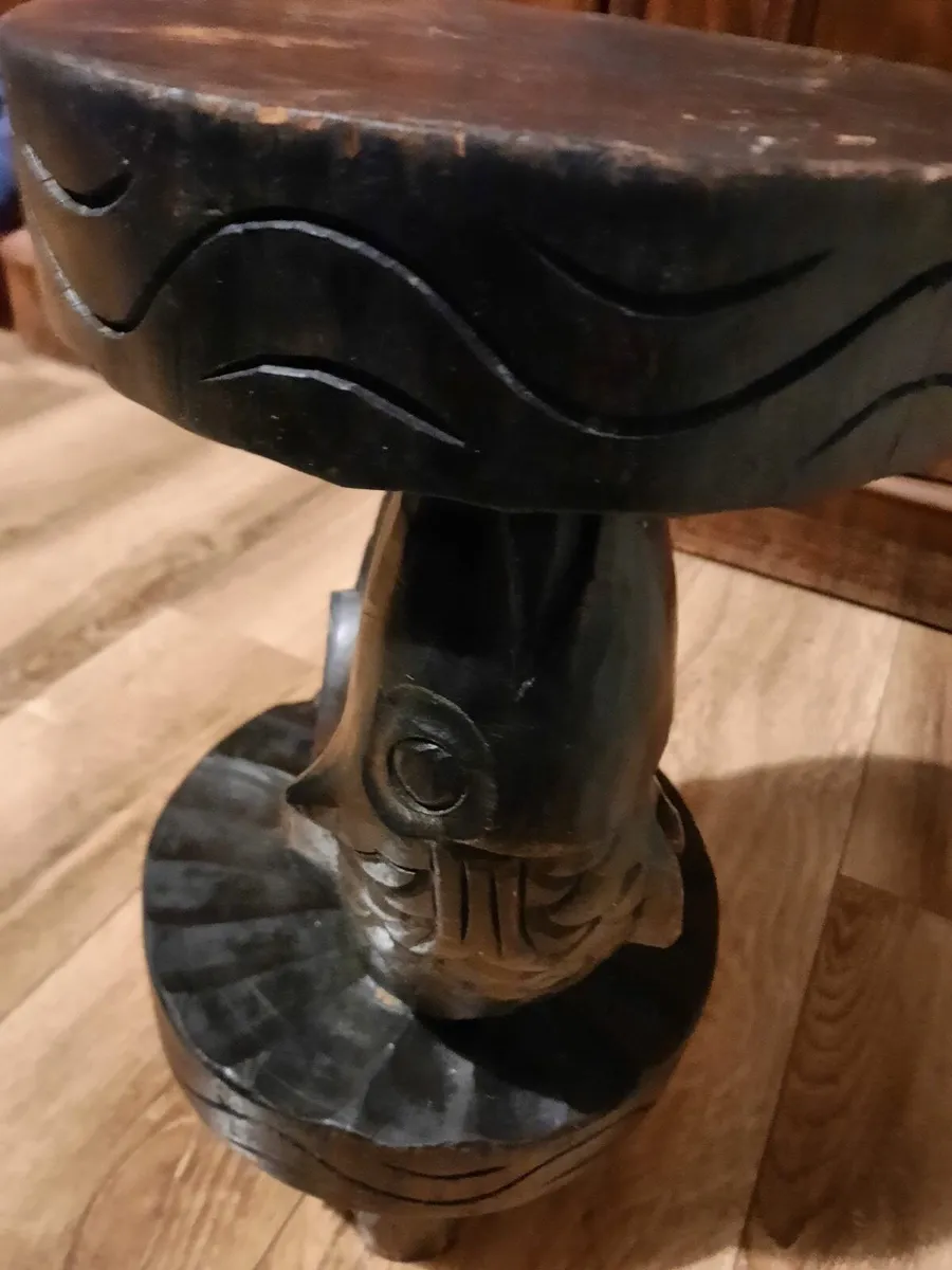 Antique stool - Image 4