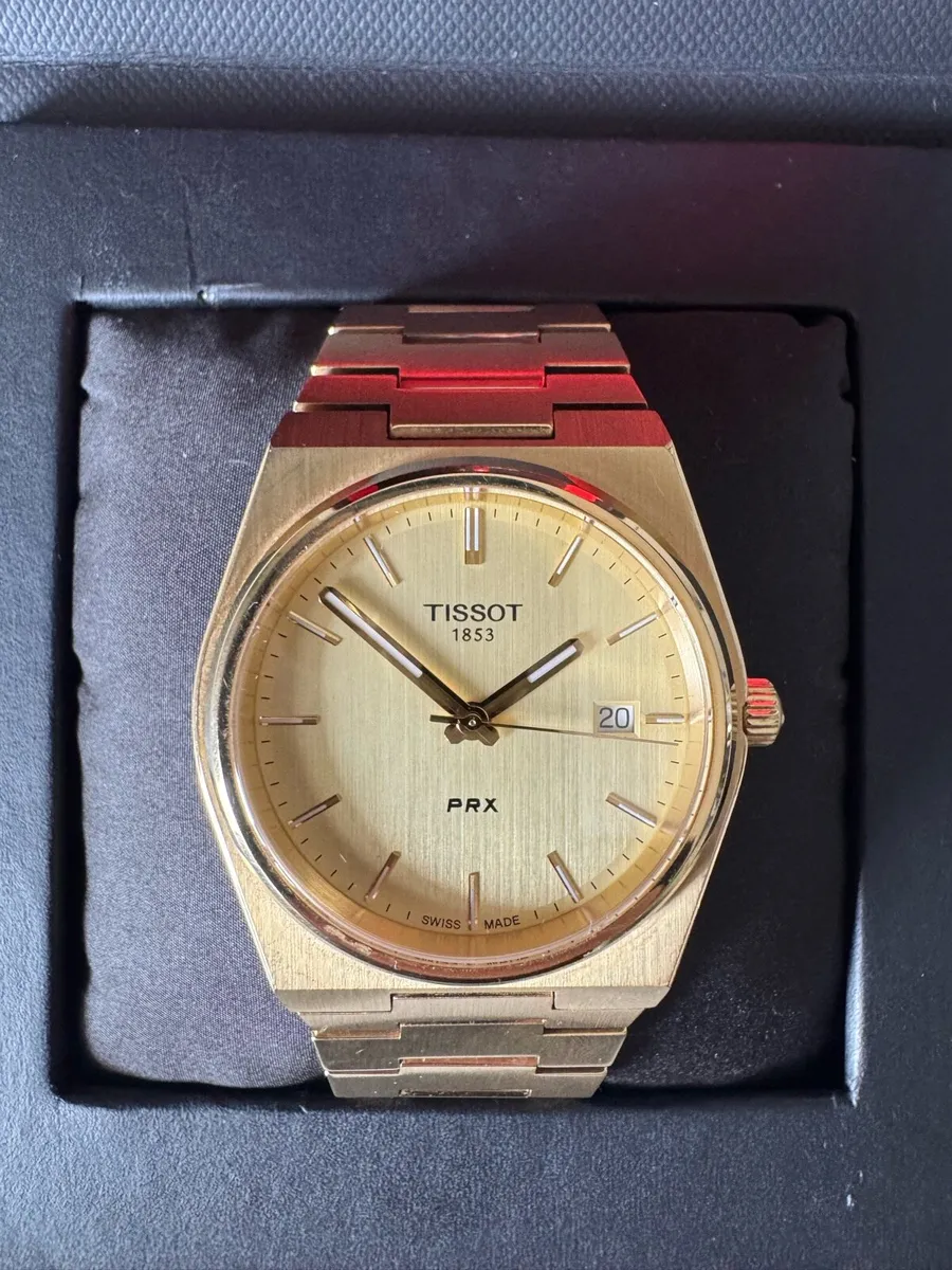 Tissot PRX Quartz Gold— Full Set - Image 1