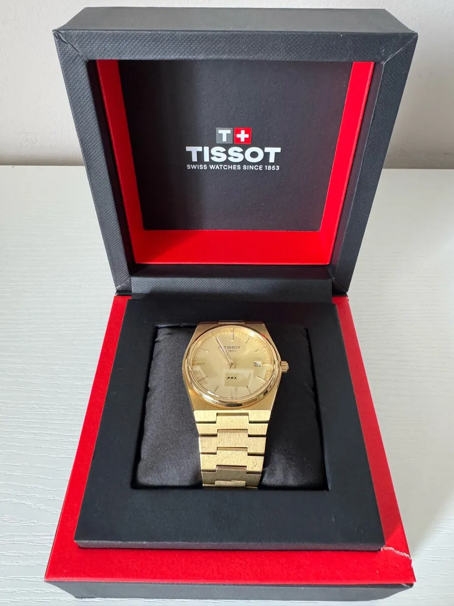 Tissot PRX Quartz Gold— Full Set - Image 2