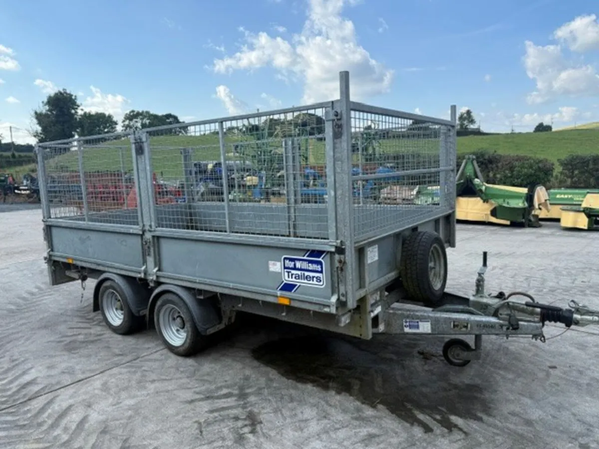 Ifor Williams LM126 Flatbed Trailer c/w Mesh Sides - Image 2