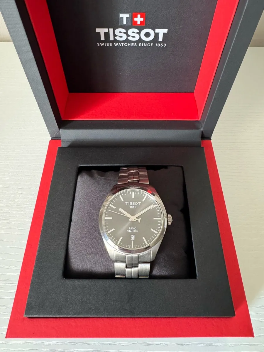 Tissot PR 100 Titanium, anthracite dial FULL SET - Image 2