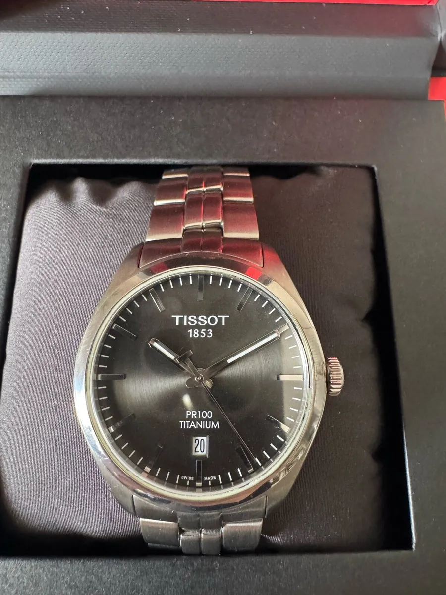 Tissot PR 100 Titanium, anthracite dial FULL SET - Image 1