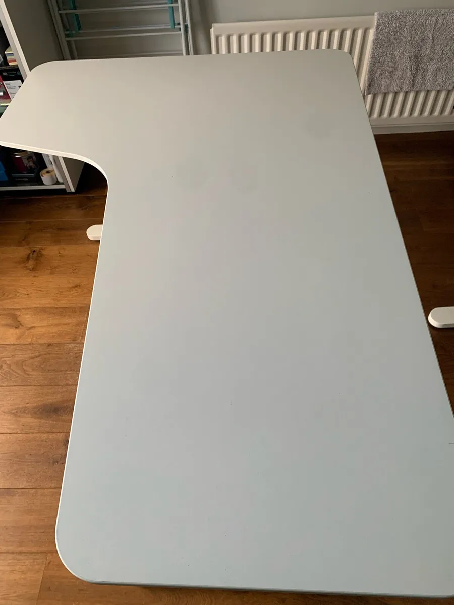 IKEA white office desk - Image 3