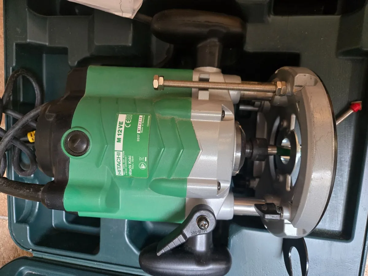 Hitachi M12VE 1/2" Router + Trend KWJ900 900mm Wor - Image 4