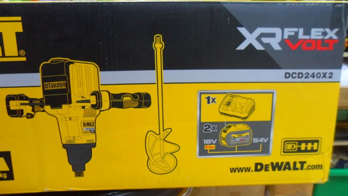 DeWalt Paddle Mixer (New In Box) (DCD240X2) - Image 3