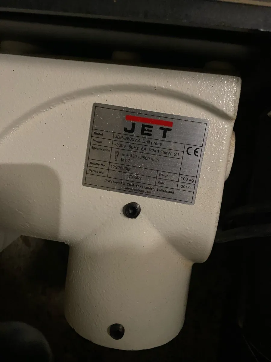 JET PILLAR DRILL PRESS - Image 2