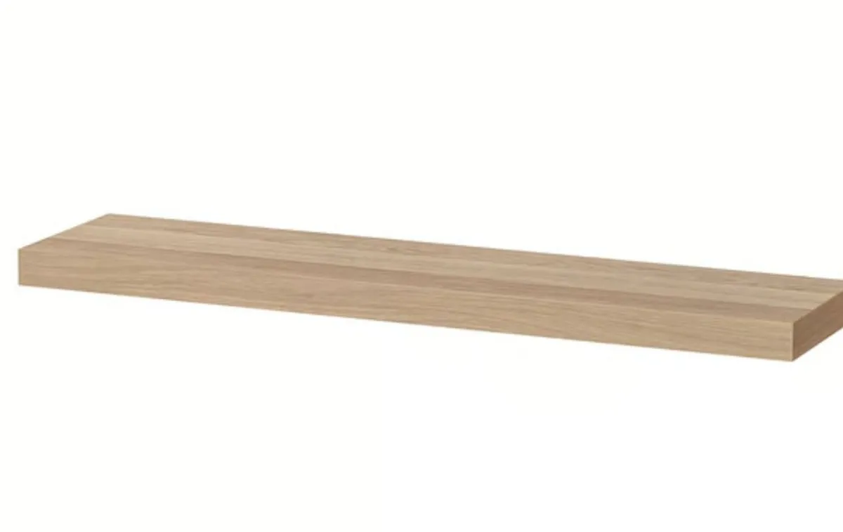 IKEA Lack Floating Shelves - White Oak - Image 2