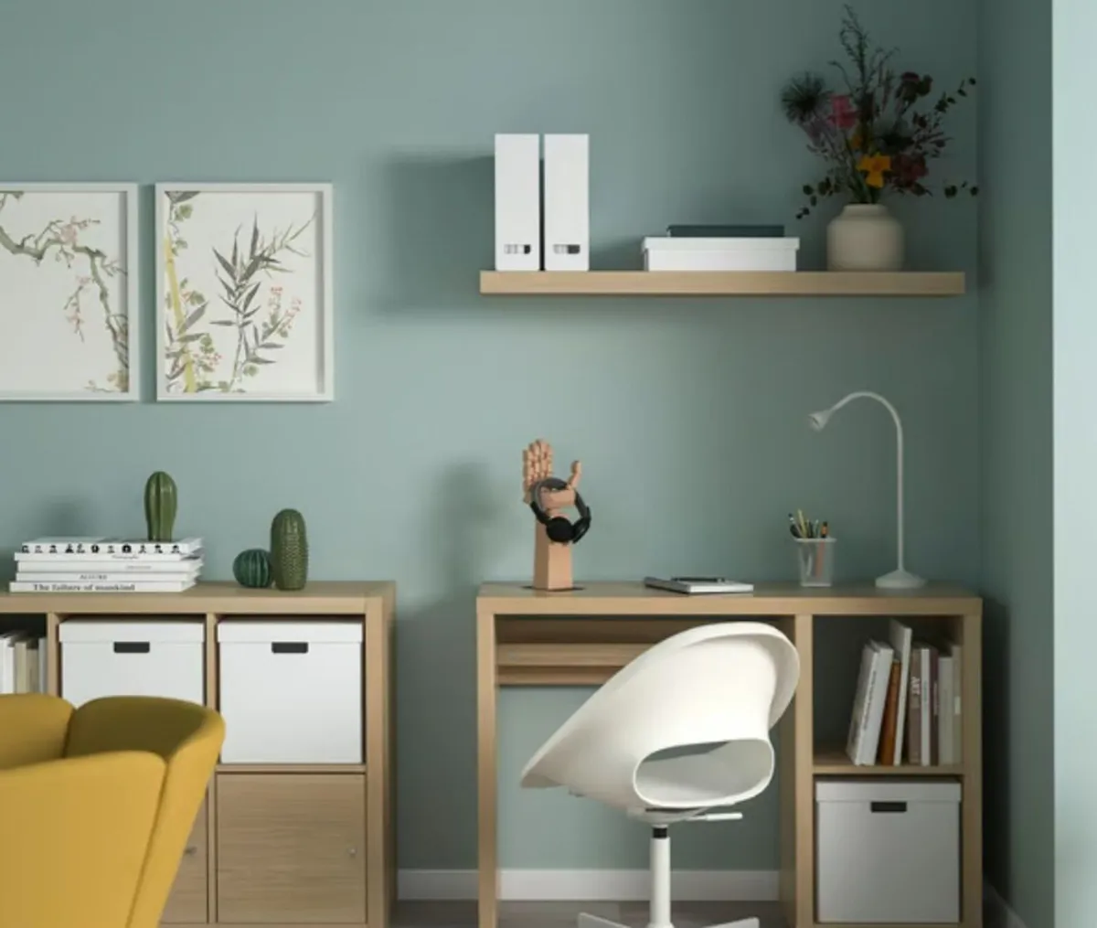 IKEA Lack Floating Shelves - White Oak - Image 4
