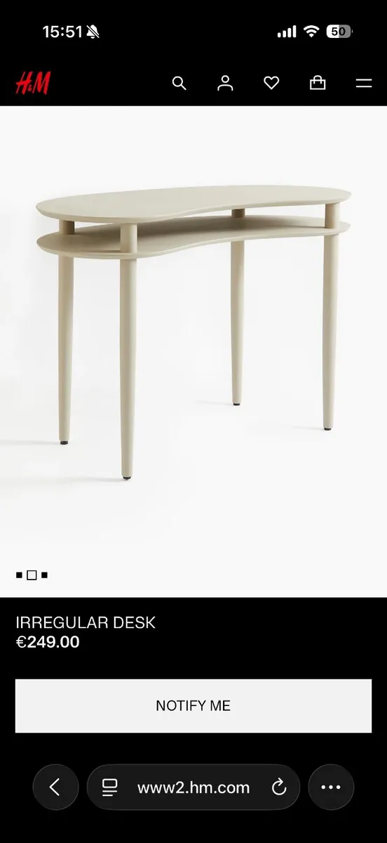 Desk - Curved shape - Image 1