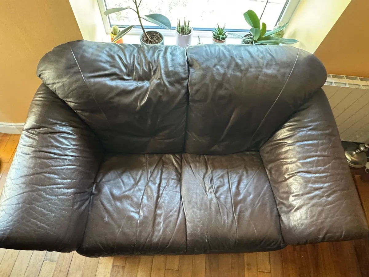 Leather sofas for free - Image 2