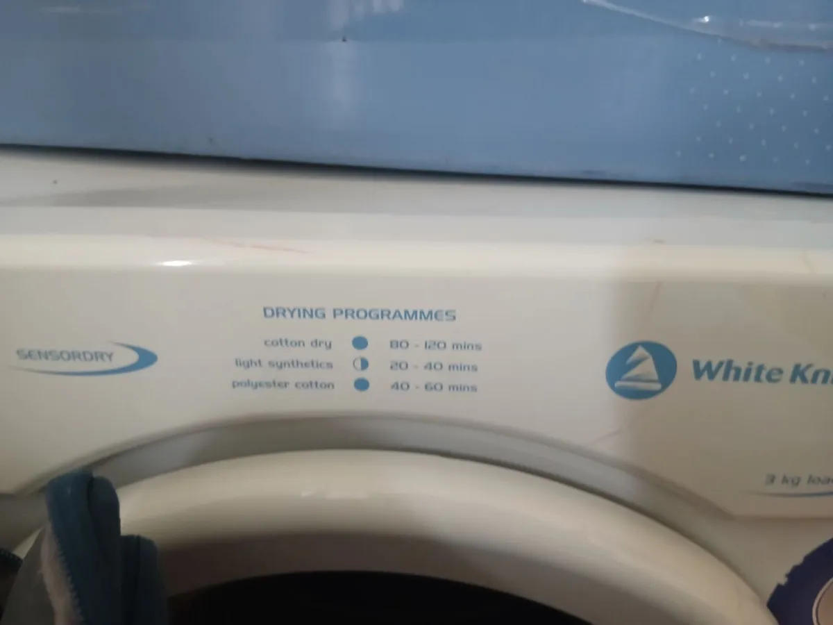 White Knight 3kg Vented Tumble Dryer - Image 3