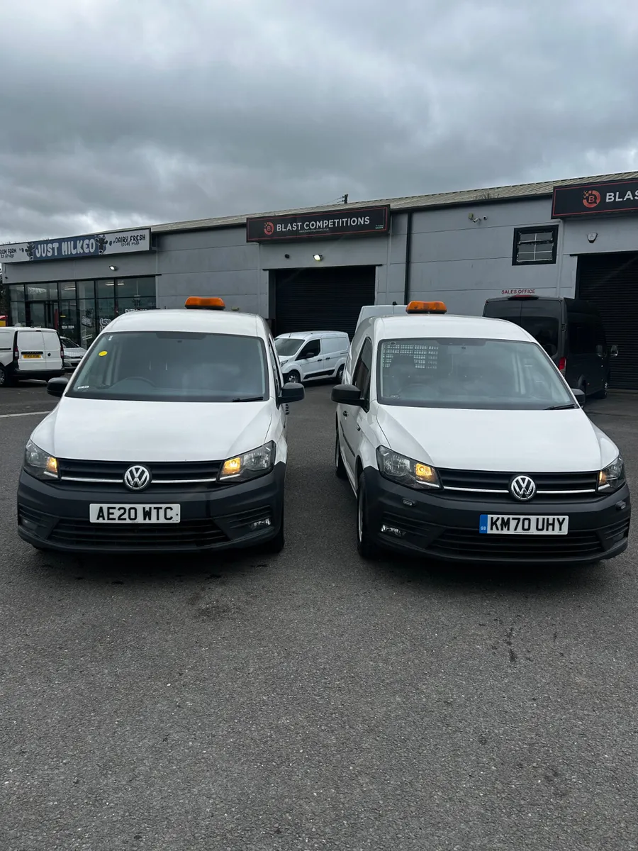 CHOICE OF 2 Volkswagen Caddy 2020 Vans - Image 1