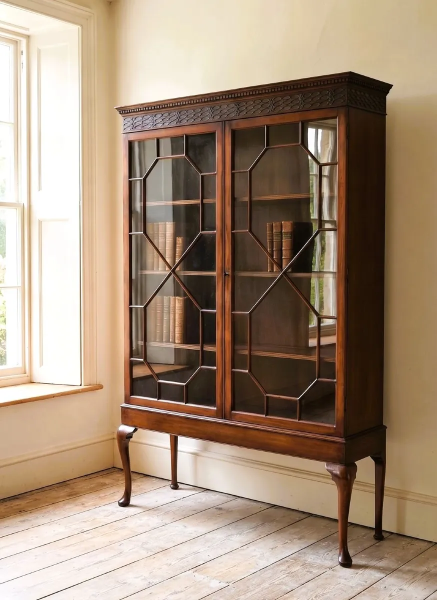 Late Victorian Display Bookcase- Circa 1890