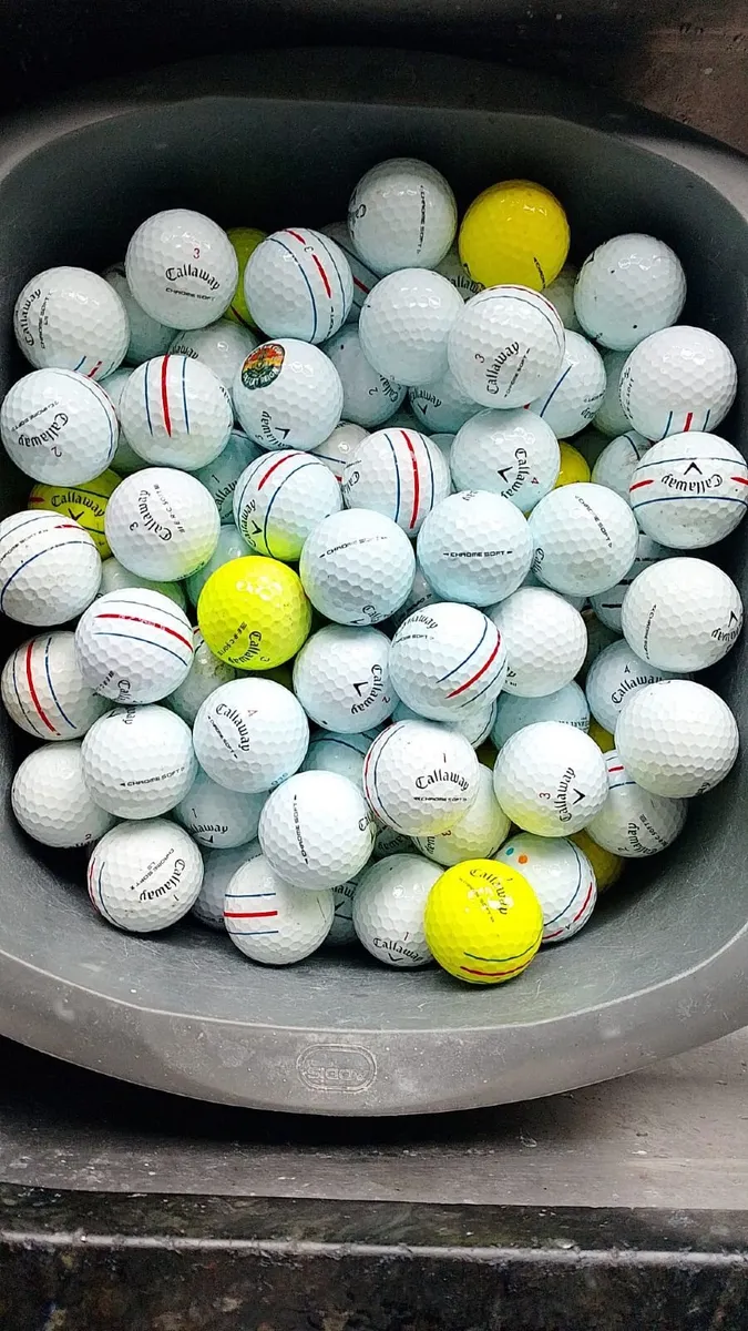 JJ'S CORK GOLF BALLS - CALLAWAY TRIPLE TRACKS - Image 1