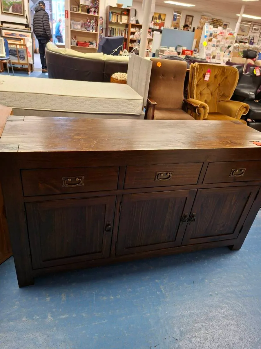 BROWN SIDEBOARD - Image 1