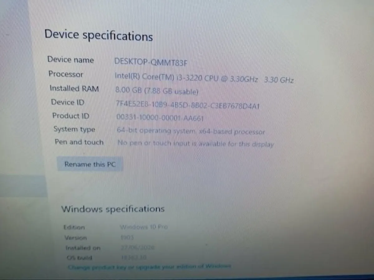 fujitsu esprimo e410 e85+ core i3 8gb ram 250gb hd - Image 4