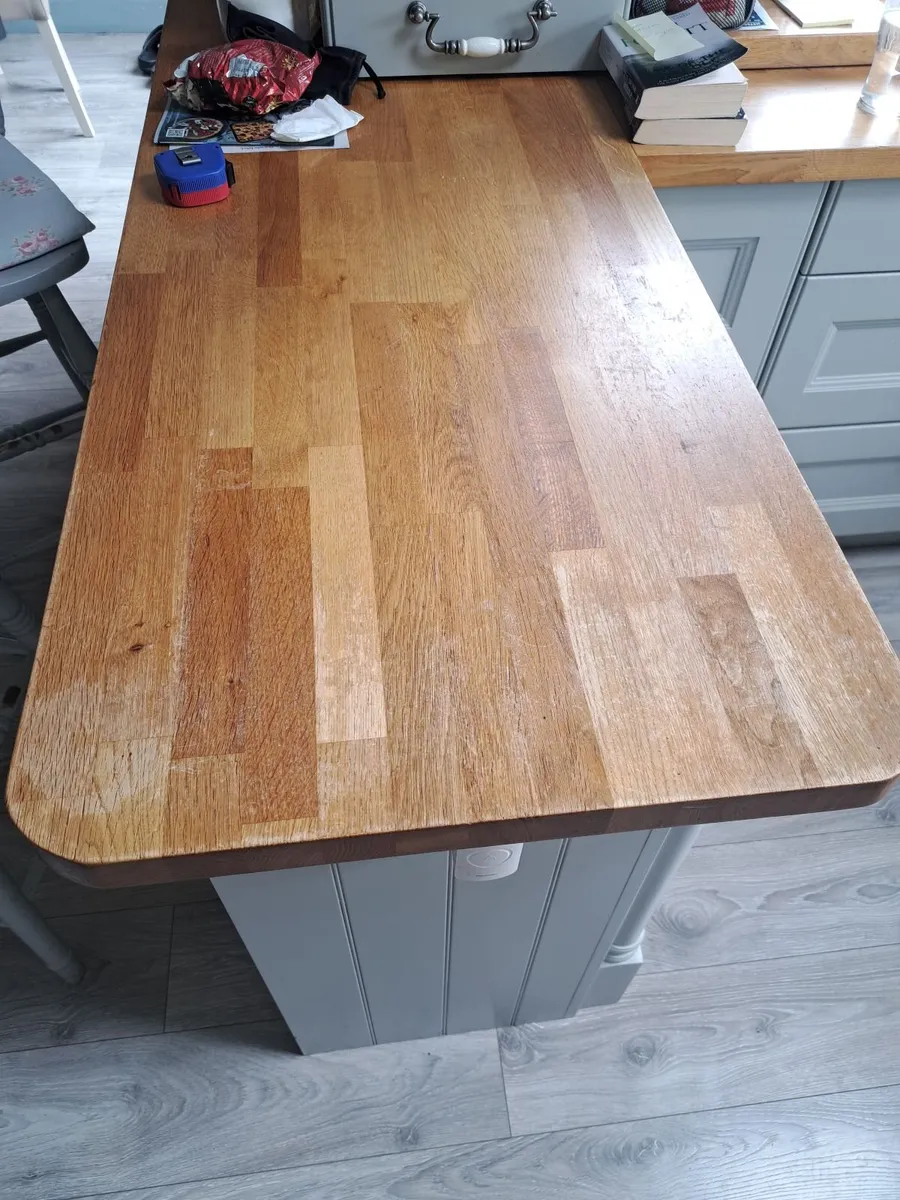 Solid Oak worktop - Image 2