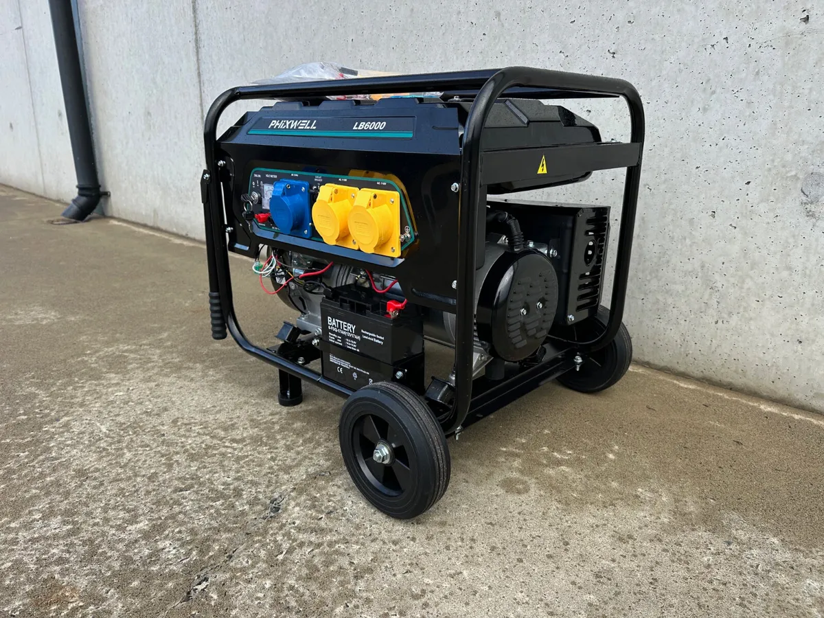 New 6kW Petrol Site Generator **Online Auction** - Image 4