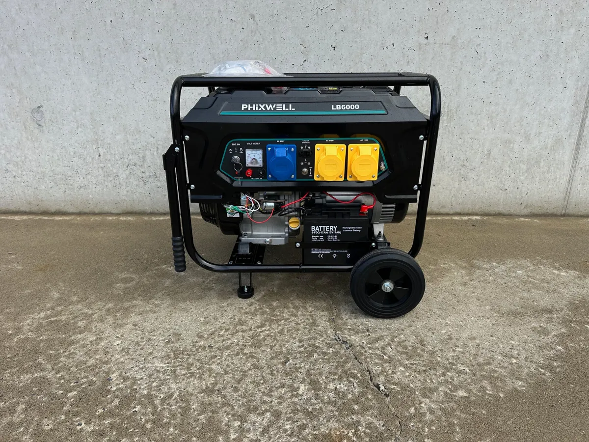 New 6kW Petrol Site Generator **Online Auction** - Image 3