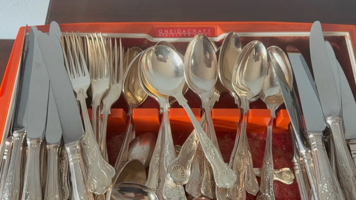 Vintage Kings Pattern Silver Plated cutlery