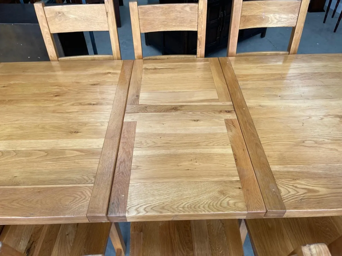 Solid Oak Table - Image 2