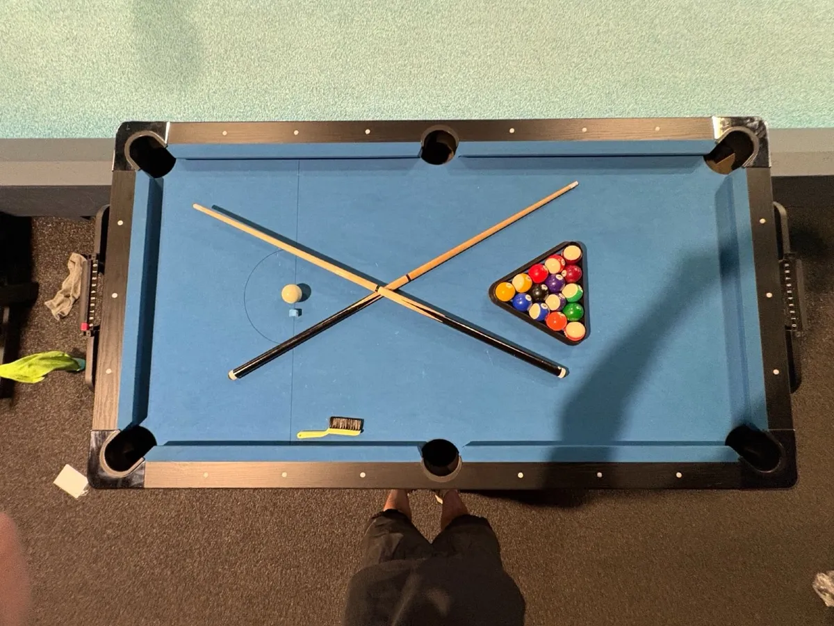 Hit Sport Revolver Games Table | Pool/Air Hockey - Image 1