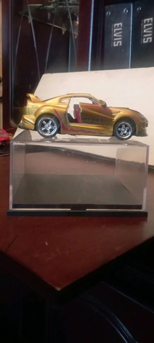 SLAP JACKS  TOYOTA  SUPRA GOLD   DIE-CAST MODLE  . - Image 2