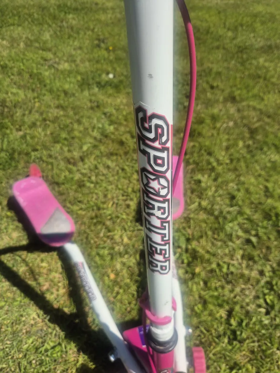 Flicker scooters pink & blue for sale - Image 4