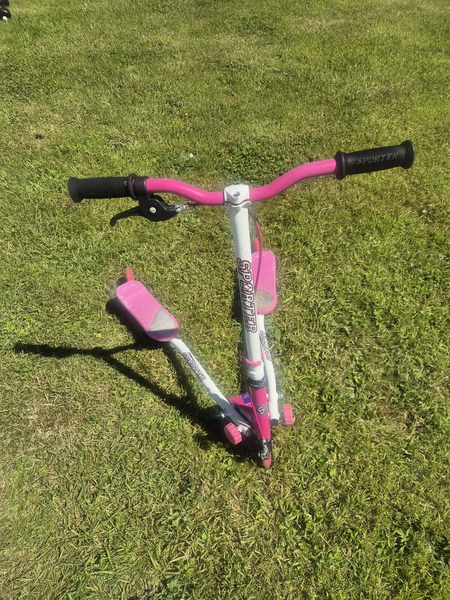 Flicker scooters pink & blue for sale - Image 2