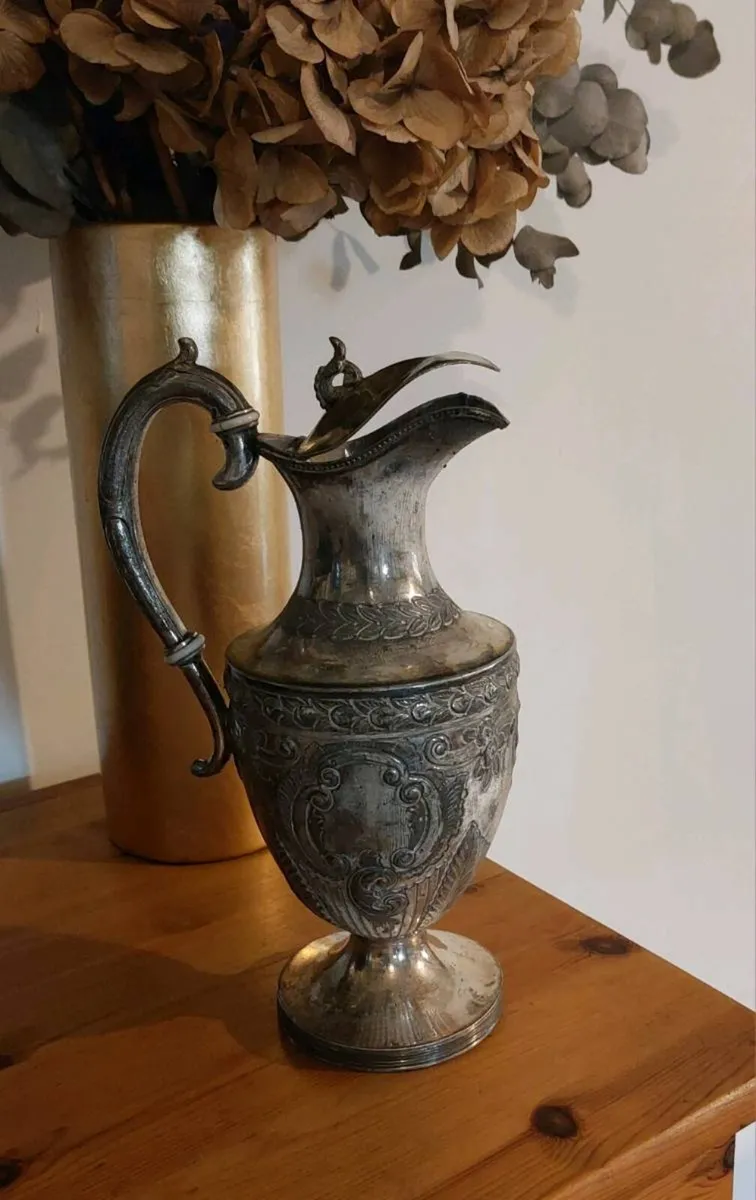 Silver plated water pitcher - Image 1