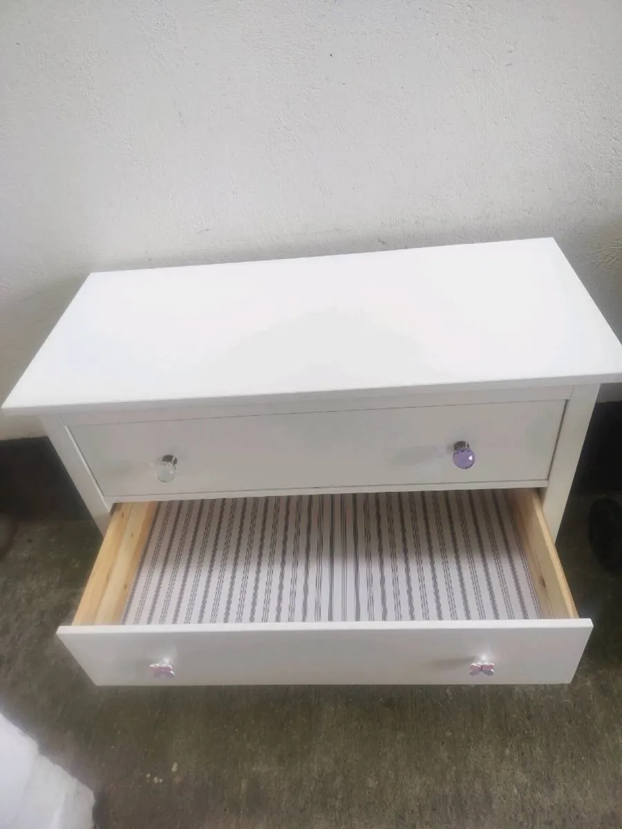 Chest of 3 drawers Hemnes white - Image 3