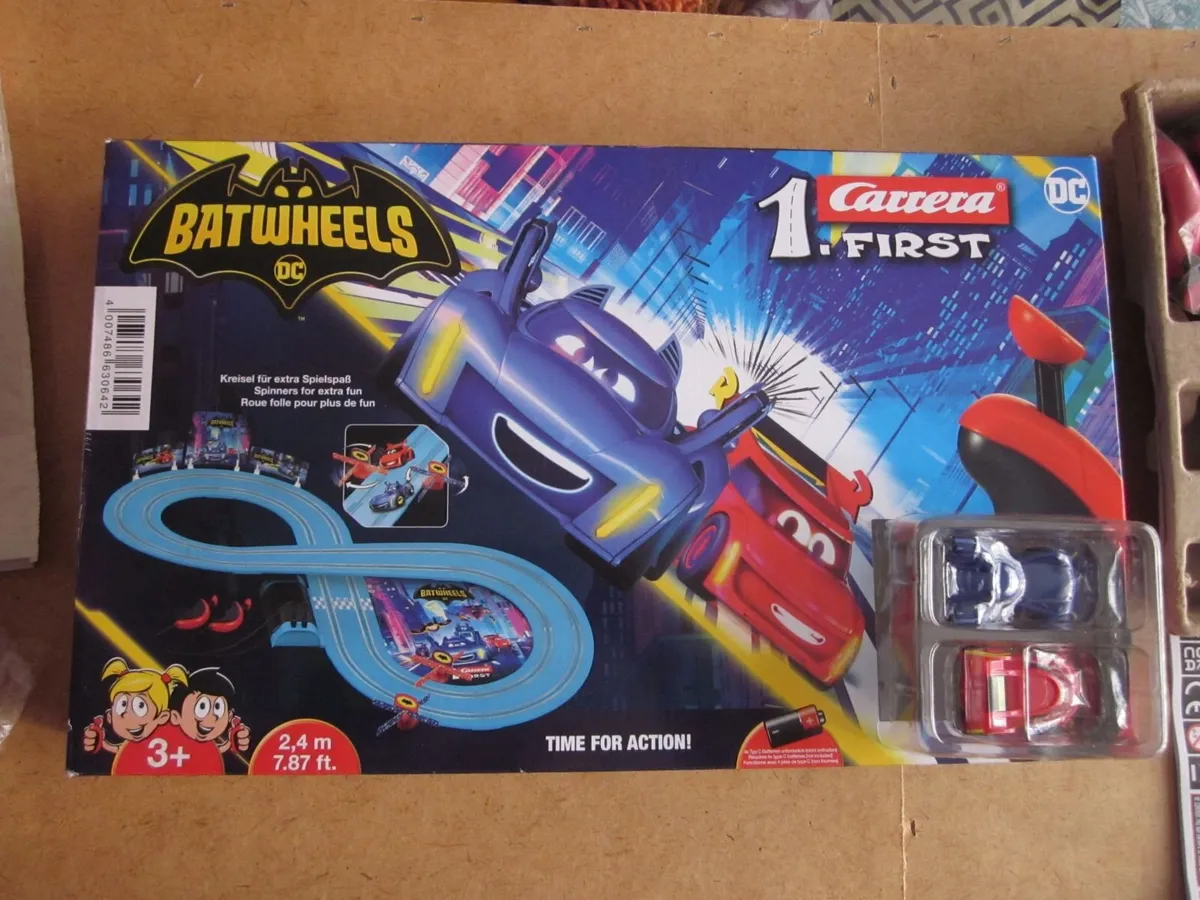 Carrera First DC Batwheels Scalextric Car Track - Image 1