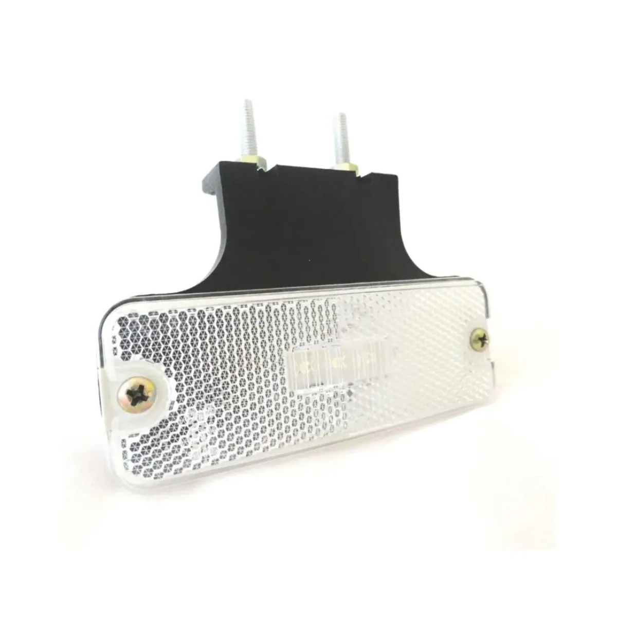 White LED Marker Lamp With Bracket 12/24V - Image 1