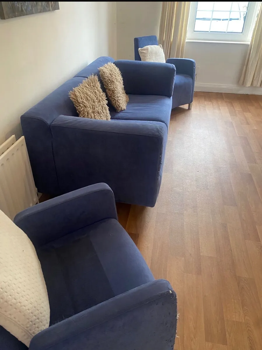 Couch and chairs set