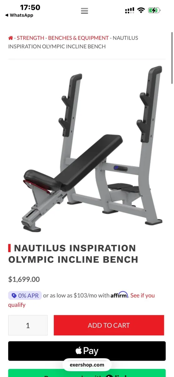 NAUTILUS OLYMPIC BENCH - Image 4