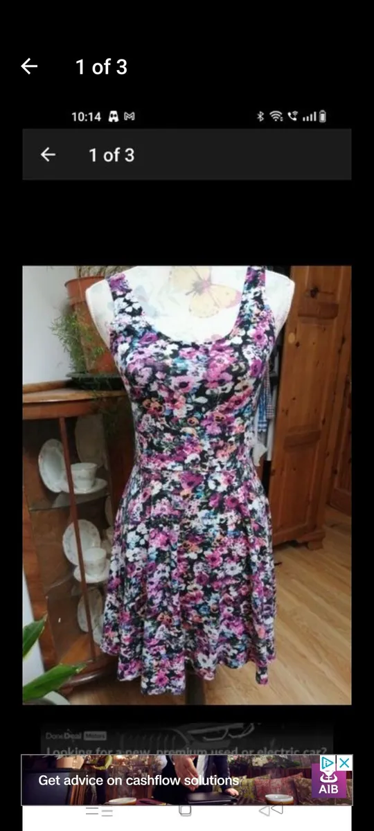 Villa stretch sun dress new with tags size 8. Xs. - Image 1