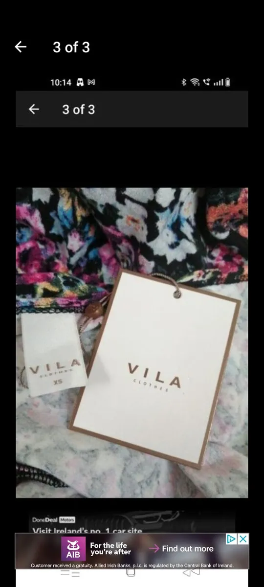Villa stretch sun dress new with tags size 8. Xs. - Image 4
