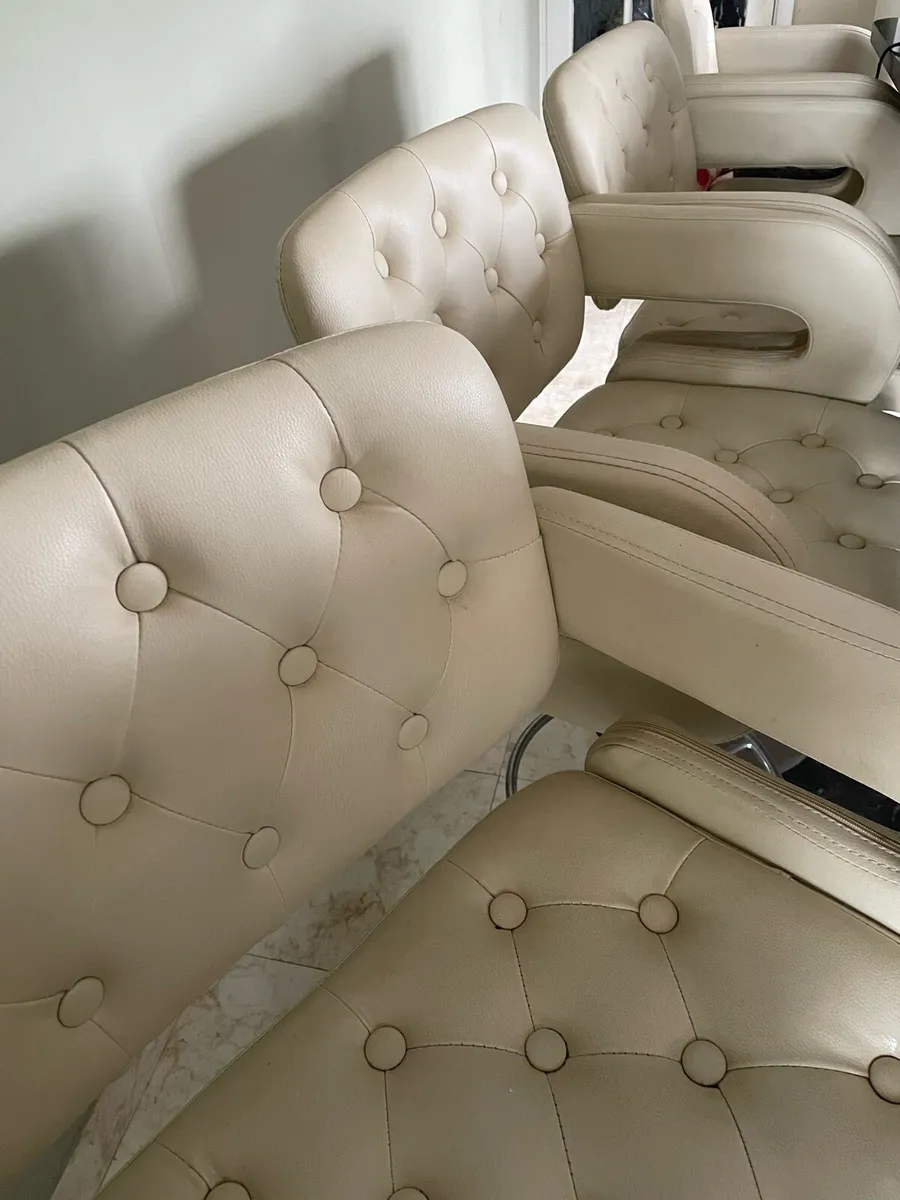 Cream Kitchen Stools - Image 2