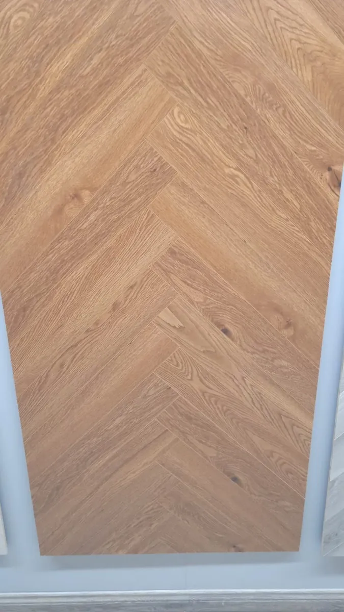 12mm herringbone laminated flooring - Image 3