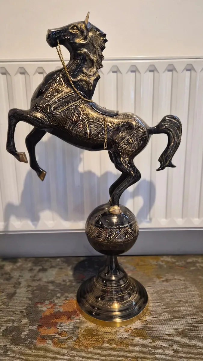 Brass horse - Image 4