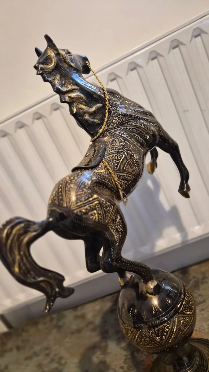 Brass horse - Image 1