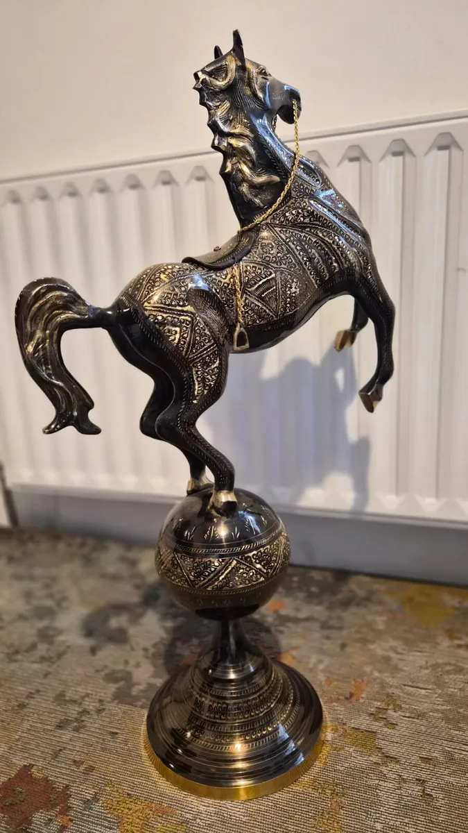 Brass horse - Image 3