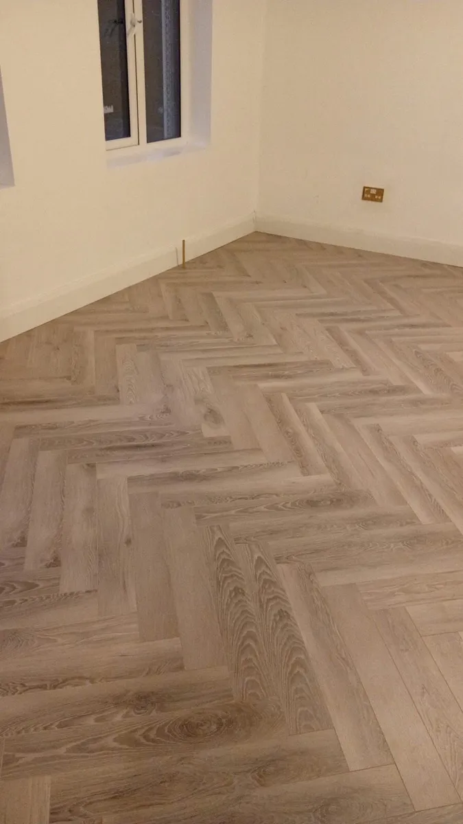 Brand new herringbone flooring - Image 2