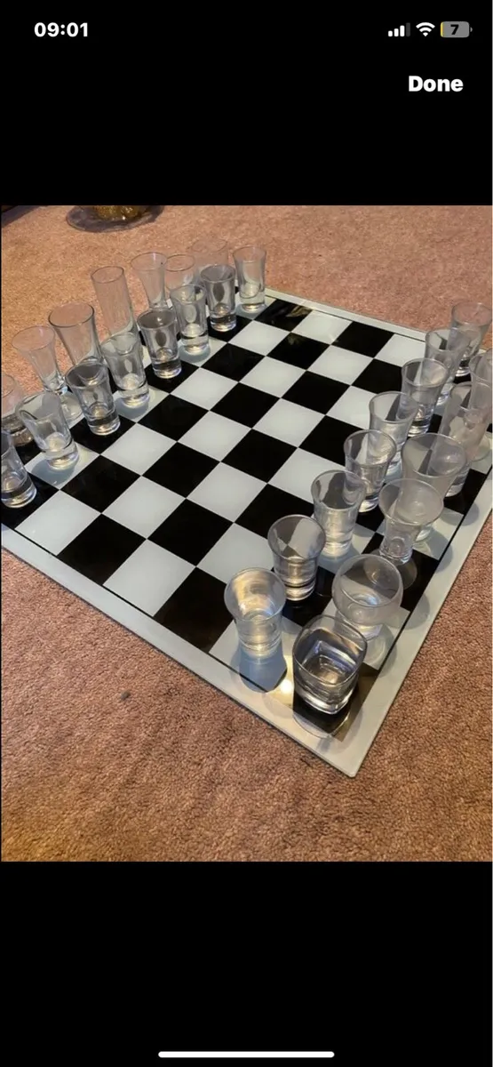 Glass chess board - Image 3